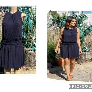 Armani Teen Dark Blue mini dress